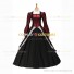 Victorian Punk Lolita Pagoda Sleeves Ball Gown Red Dress