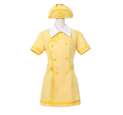 Shoujo Kageki Revue Starlight Liu Mei Fan Nurse Cosplay Costume