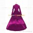 Retro Renaissance Style Pagoda Sleeves Prom Ball Gown Rose Dress