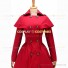 Classic Victorian Gothic Cape Coat Reenactment Red Dress