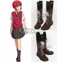 The Ancient Magus' Bride Mahoutsukai no Yome Chise Hatori Brown Cosplay Shoes