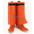 DC Comics Ravager Rose Wilson Orange Shoes Cosplay Boots