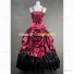 Southern Belle Satin Off-shoulder Dress Evening Ball Gown Red