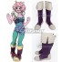 My Hero Academia Boku no Hero Akademia Mina Ashido Purple Shoes Cosplay Boots