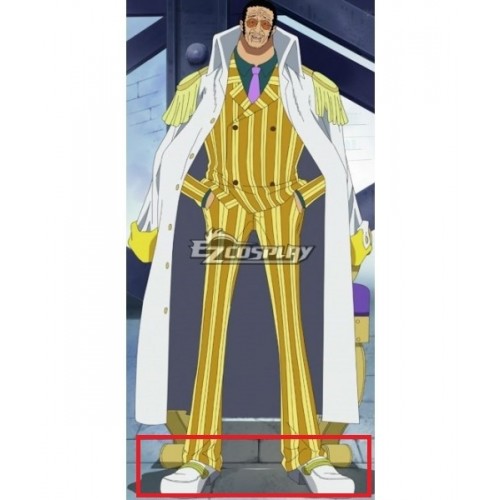 One Piece Kizaru Borsalino White Cosplay Shoes