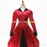 Retro Victorian Classic Turtle Neck Stage Red Long Dress Ball Gown