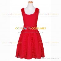 Harry Potter Cosplay Costume Hermione Granger Red Dress