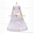 Gothic Lolita Victorian Rococo Stage Long Luxury White Dress Ball Gown