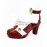 Tengen Toppa Gurren Lagann Nia Teppelin Red Cosplay Shoes