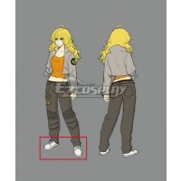 RWBY Volume 4 Yang Xiao Long White Cosplay Shoes