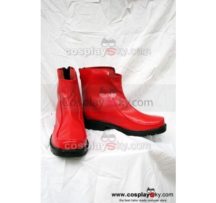 Touhou Project Fujiwara no Mokou Cosplay Boots Red