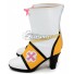 Elsword Sakra Devanam White orange Cosplay Shoes