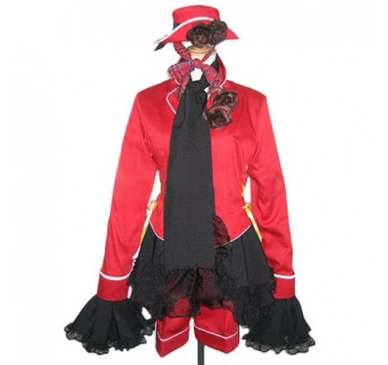 Black Butler Ciel Red Cosplay Costume