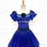 Civil War Southern Belle Lolita Victorian Theater Royal Blue Long Ball Gown Dress