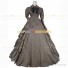 Victorian Lolita Vintage Ball Gown Prom Little Women Royal Dress Grey