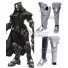 Overwatch OW Reaper Gabriel Reyes Sliver Shoes Cosplay Boots