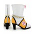 Elsword Sakra Devanam White orange Cosplay Shoes