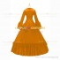 Southern Belle Retro Gothic Lolita Falbala Evening Ball Gown Orange Dress