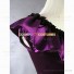 Short Sleeves Gothic Violet Purple Southern Belle Dress