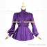 Elegant Victorian Style Blouse Ruffle Reenactment Blouse Purple