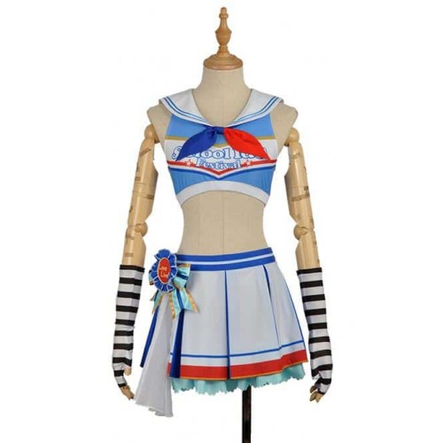 Love Live SunShine Aqours You Watanabe Cheer Girl Ver Cosplay Costume