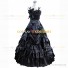 Southern Belle Satin Off-shoulder Dress Evening Ball Gown Black