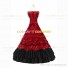 Romantic Southern Belle Marie Antoinette Theater Steampunk Ball Gown Dark Red Dress