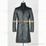 I Robot Cosplay Del Spooner Costume Black Leather Trench Coat