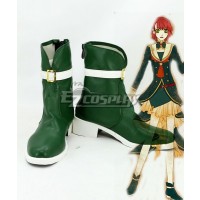 Harukanaru Toki no Naka de 6 Azusa Takatsuka Green Shoes Cosplay Boots