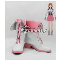 RWBY Beacon Academy Team JNPR Nora Valkyrie Pink Shoes Cosplay Boots