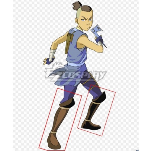 Avatar: The Last Airbender Sokka Brown Shoes Cosplay Boots