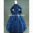 High Quality Victorian Style Queen Royal Lady Fantasy Dress Theater Reenactment Costume Royal Blue