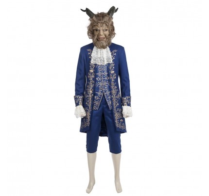 2017 New Movie Beauty And The Beast Beast Cosplay Costume Version 2