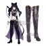 RWBY Volume 4 Blake Belladonna Black Shoes Cosplay Boots