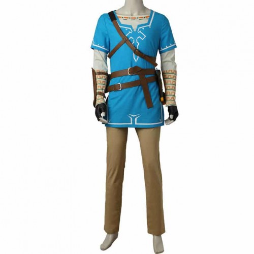 The Legend Of Zelda Breath Of The Wild Link Cosplay Costume