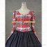 Civil War Style Tartan Ball Gown Reenactment Theater Clothing