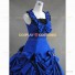 Victorian Southern Belle Little Women Ball Gown Prom Dress Blue