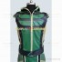 Smallville Cosplay Green Arrow Costume Artificial Leather Jumpsuit