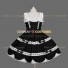 Off Shoulder Sweet Lolita Dress Princess Fairytale Dress Black and White