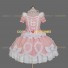 Sweet Love Lolita Baby Pink Blouse Polka Dot Tiered Skirt