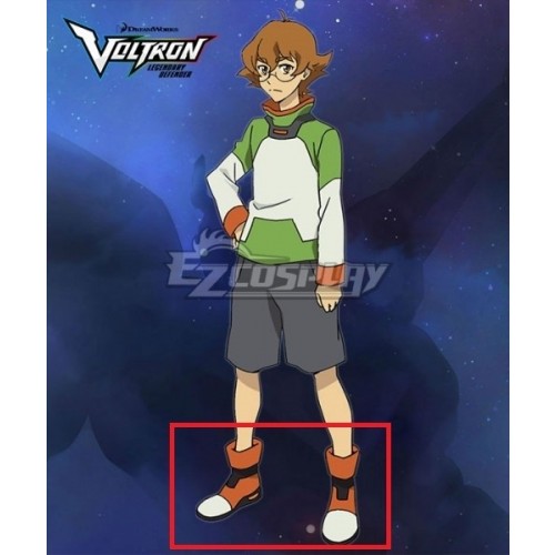 Voltron: Legendary Defender Pidge Gunderson Katie Holt Orange White Black Cosplay Shoes