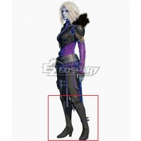 Destiny Queen of the Awoken Mara Sov Black Shoes Cosplay Boots