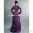 Gothic French Bustle Formal Dress Colonial Theatrical Premium Quality Costume Purple