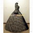 Deluxe Victorian Style Faire Queen Floral Gown Dress Dark