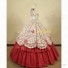 Alice in Wonderland Country Lolita Floral Dress Ball Gown Red Cheery