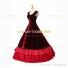 Civil War Gothic Lolita Vintage Ruffles Evening Ball Gown Dress