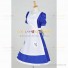 Alice: Madness Returns Cosplay Alice Costume Halloween Blue Maid Dress