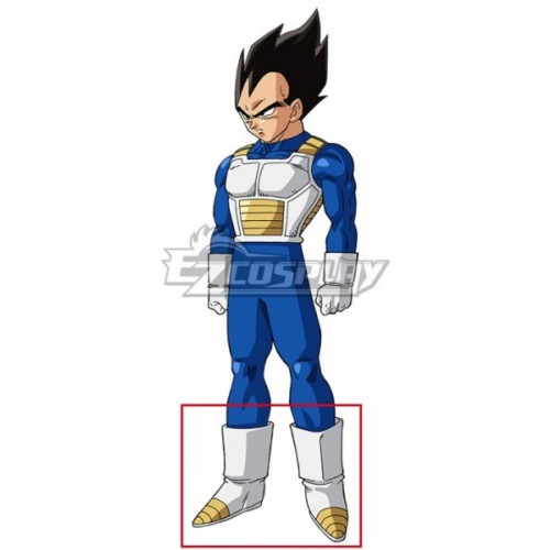 Dragon Ball Super Vegeta White Shoes Cosplay Boots