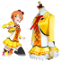 Love Live The School Idol Movie Sunny Day Song Rin Hoshizora Cosplay Costume