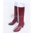 DC Comic Wonder Woman Movie Diana Prince Deep Red Shoes Cosplay Boots